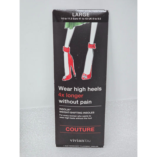 Vivian Lou Insolia Weight-Shifting High Heel Insoles Large Womens Comfort & Pain