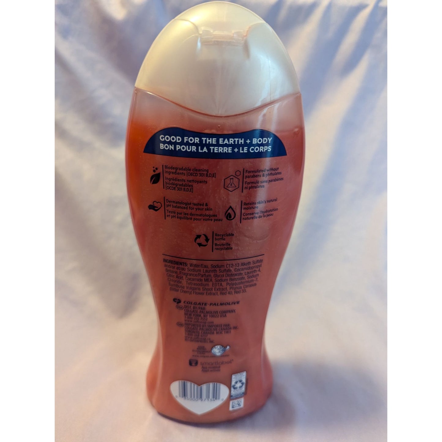 Softsoap Fiji Nights Body Wash Red Berries & Hibiscus Scent 20 Fl Oz Hydrating