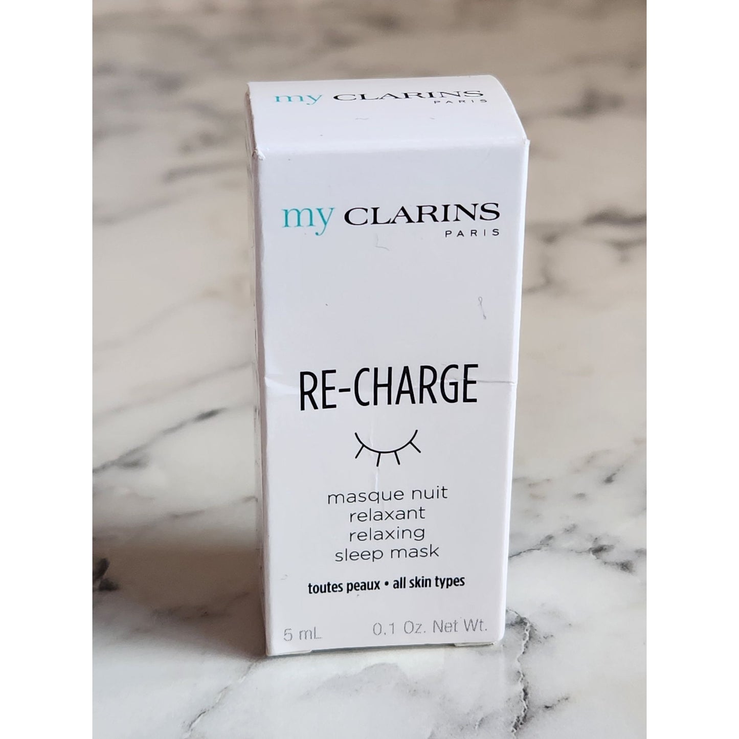 My Clarins Re-Charge Relaxing Sleep Mask 5ml Vegan-Friendly All Skin Types