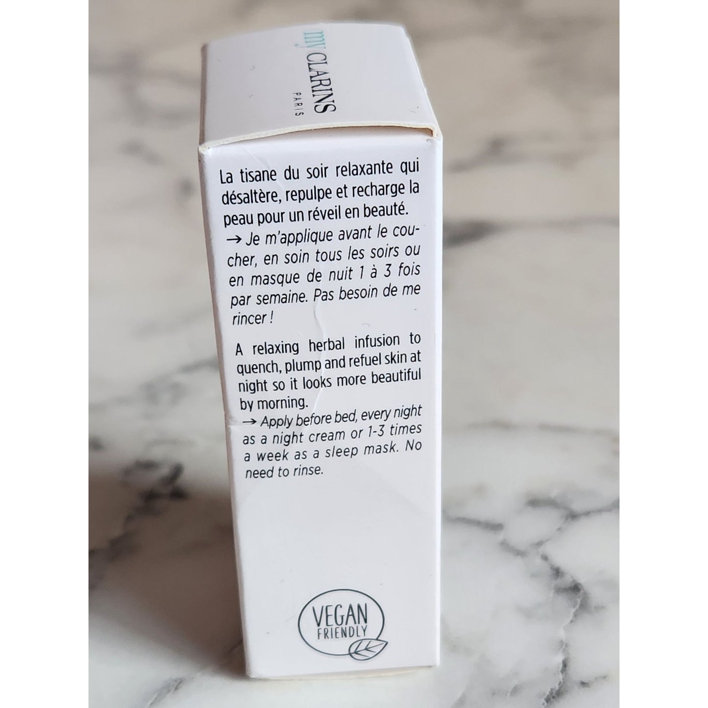 My Clarins Re-Charge Relaxing Sleep Mask 5ml Vegan-Friendly All Skin Types