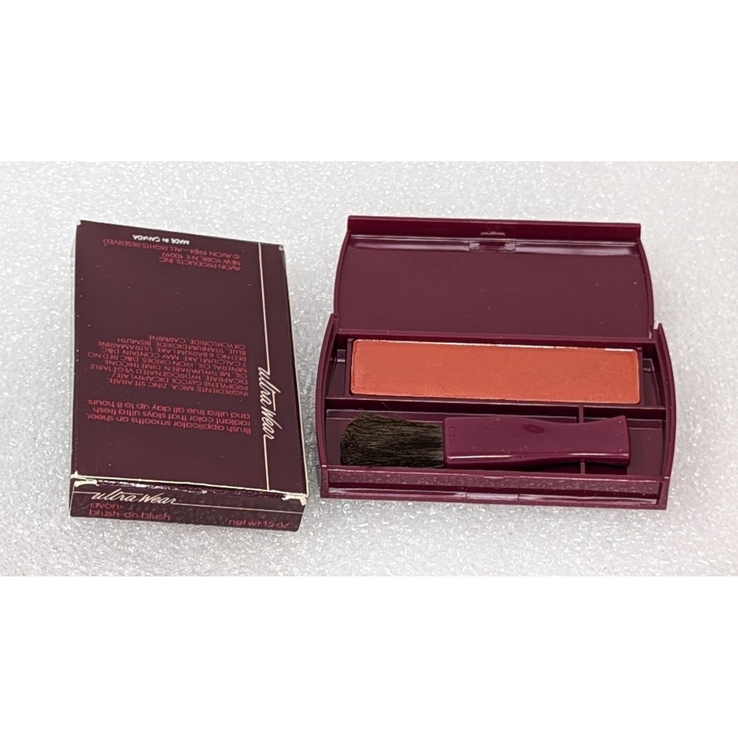 Avon UltraWear Brush-On Blush Sienna Red .15 Oz Vintage Makeup