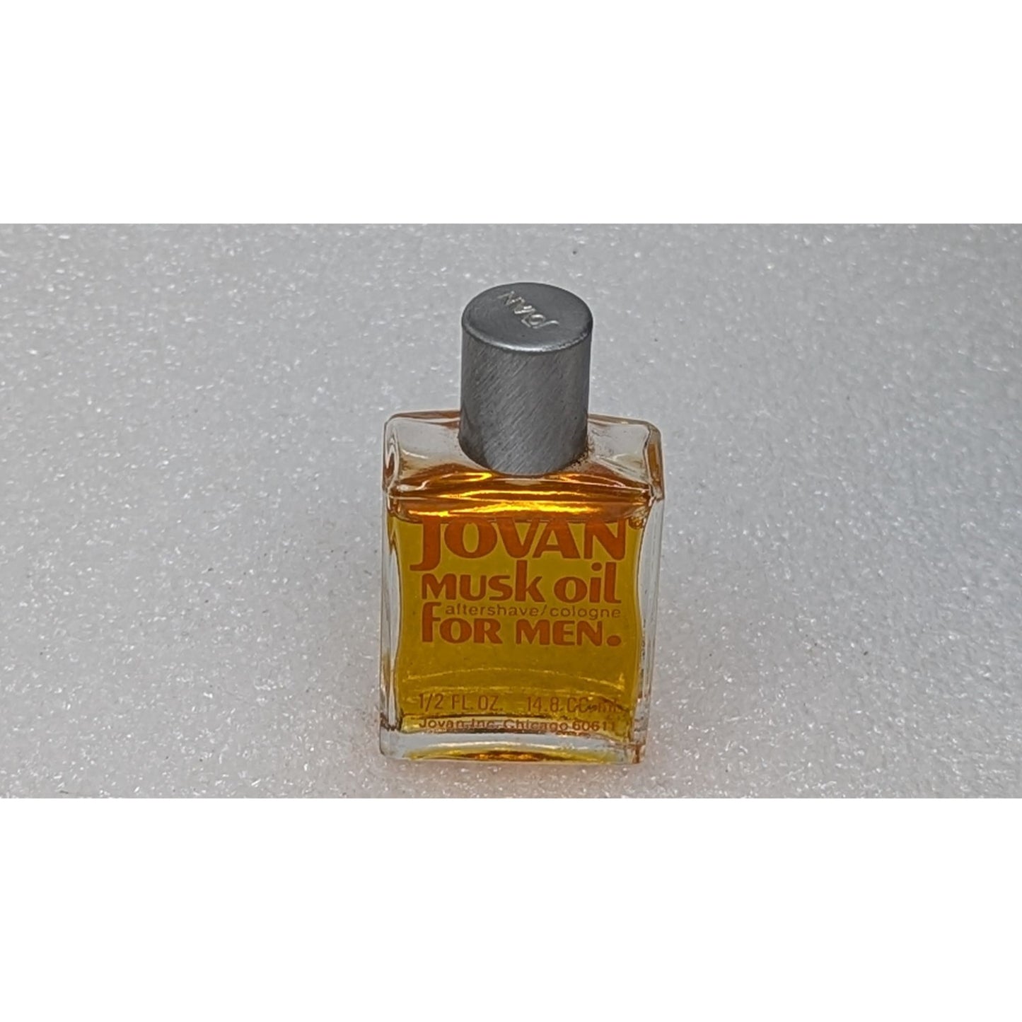 Vintage Jovan Musk Oil For Men Aftershave Cologne 1/2 Oz