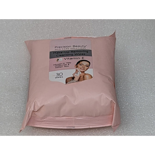 Precision Beauty Make-Up Removing Cleansing Wipes Vitamin E 30 Pack