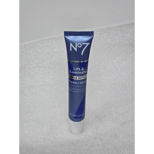 No7 Lift & Luminate Triple Action Serum 1.69 oz Clinically Proven Anti-Aging