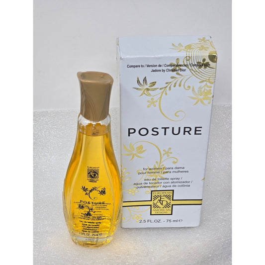 Posture Eau De Toilette Perfume Spray For Women EAD European American Designs