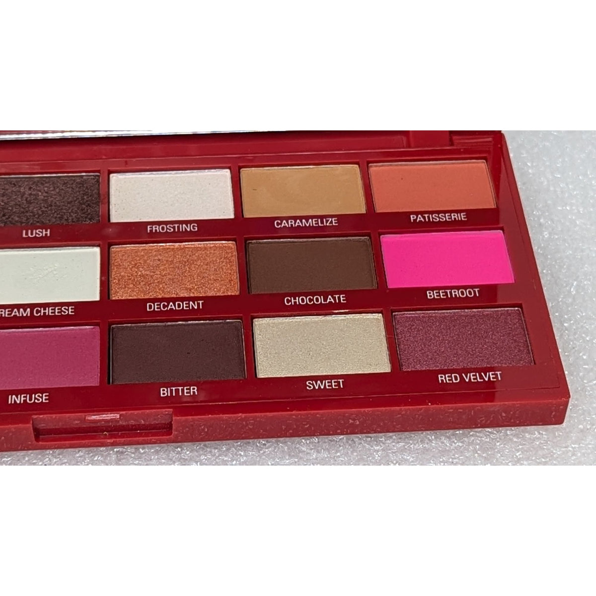 Revolution Red Velvet Eyeshadow Palette 18 Shades Vegan & Cruelty-Free