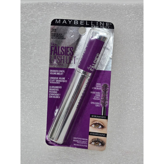 Maybelline The Falsies Lash Lift Mascara 201 Very Black Double Curved Brush