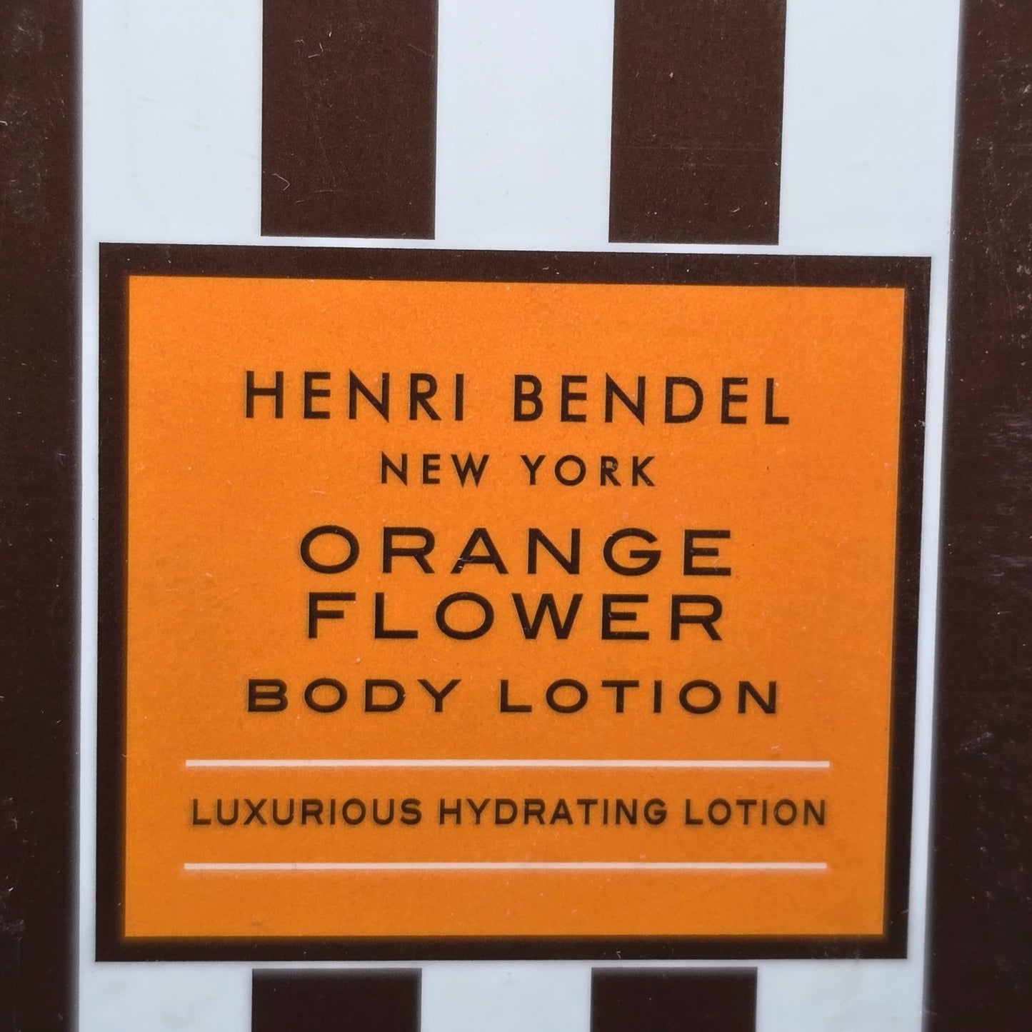 Henri Bendel New York Orange Flower Body Lotion 6.7 Fl Oz Luxurious Hydrating