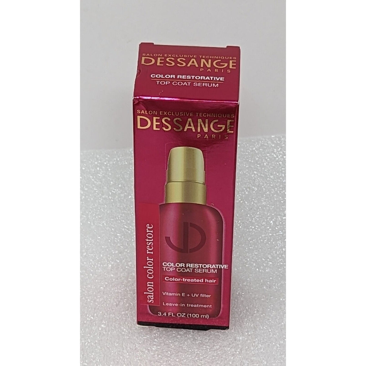 Dessange Paris Salon Color Restore Top Coat Serum 3.4 oz For Color-Treated Hair
