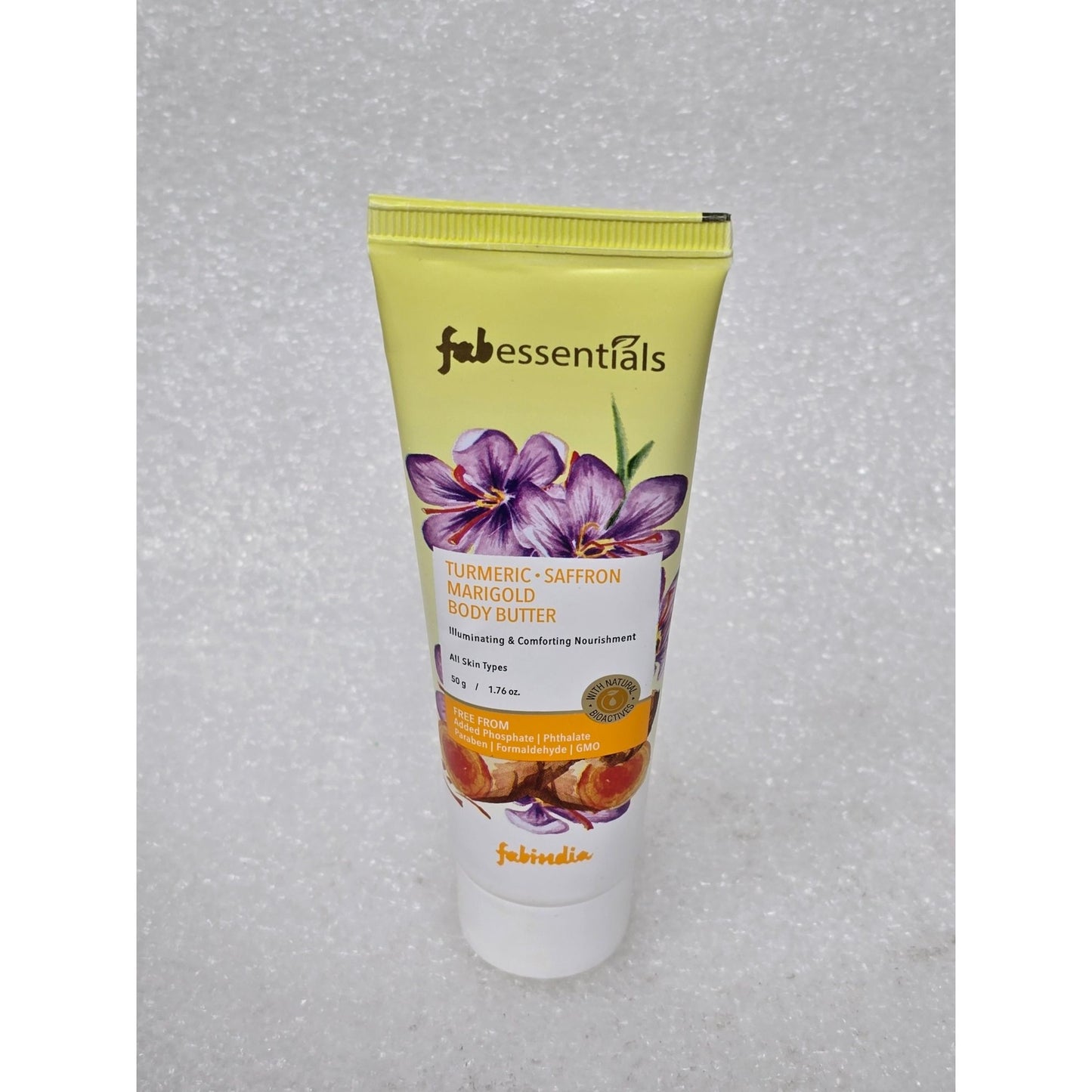 Fab Essentials Turmeric Saffron Marigold Body Butter All Skin Types 1.76 oz