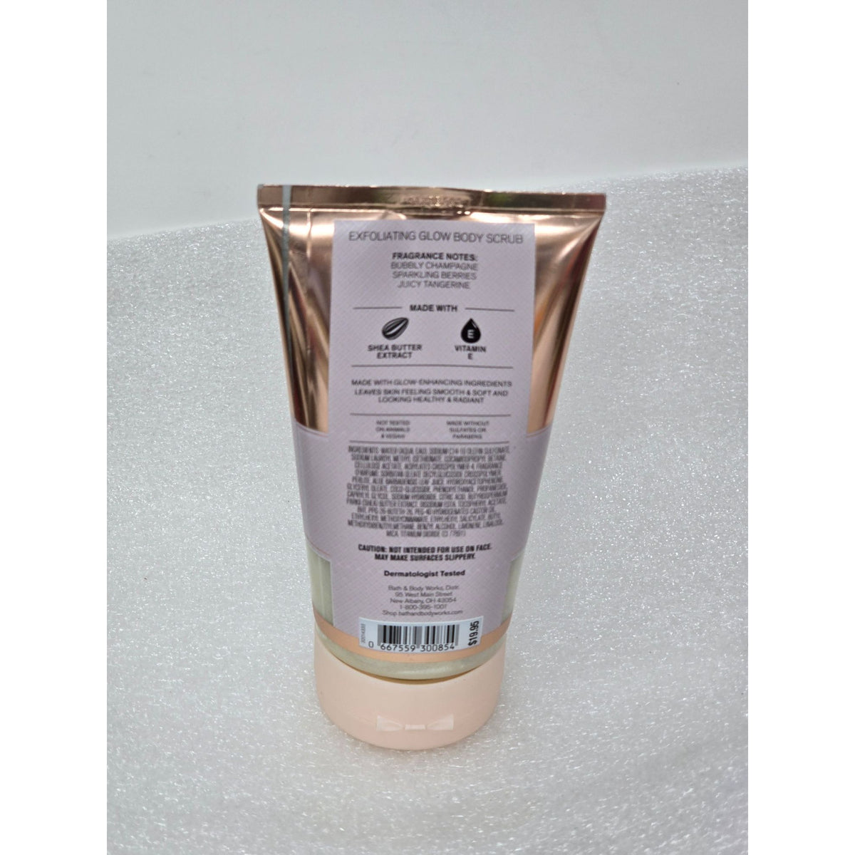 Bath & Body Works Champagne Toast Exfoliating Glow Body Scrub With Shea Butter
