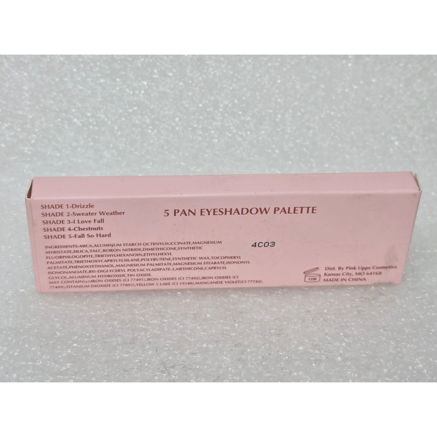 Pinklipps Fall Sweet Fall Mini 5-Pan Eyeshadow Palette 4g Neutral & Warm Shades