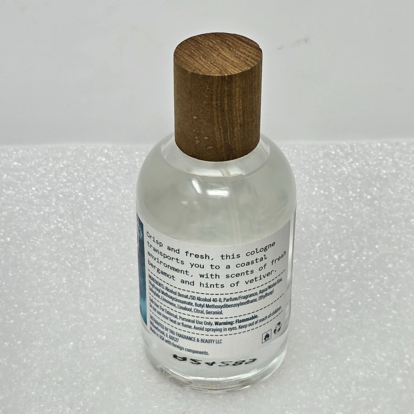 Crisp Bergamot Eau De Cologne 3.4 Fl Oz 100 Ml By Tru Fragrance & Beauty