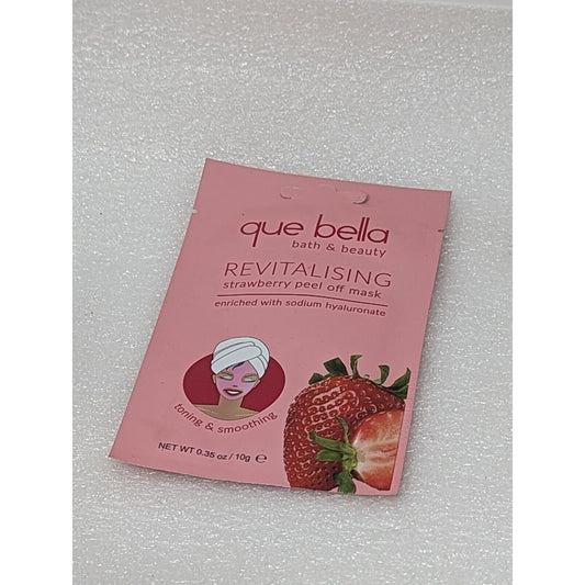 Que Bella Revitalising Strawberry Peel Off Face Mask .35 oz