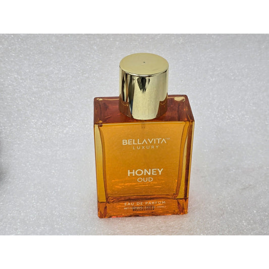 Bellavita Luxury Honey Oud Eau De Parfum Perfume 3.4 Fl Oz 100ml Gold Cap