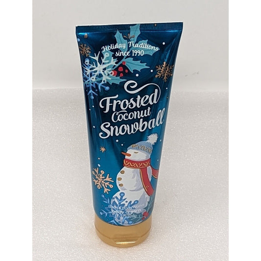 Bath & Body Works Frosted Coconut Snowball Body Cream 8 oz