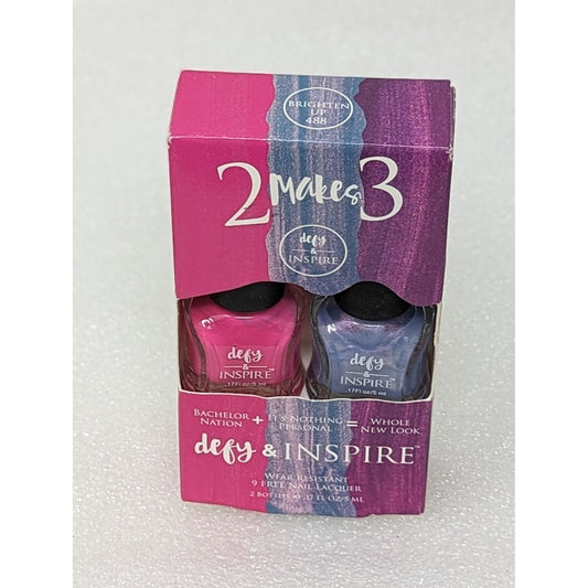 Defy & Inspire Brighten Up Nail Polish Duo Set 488