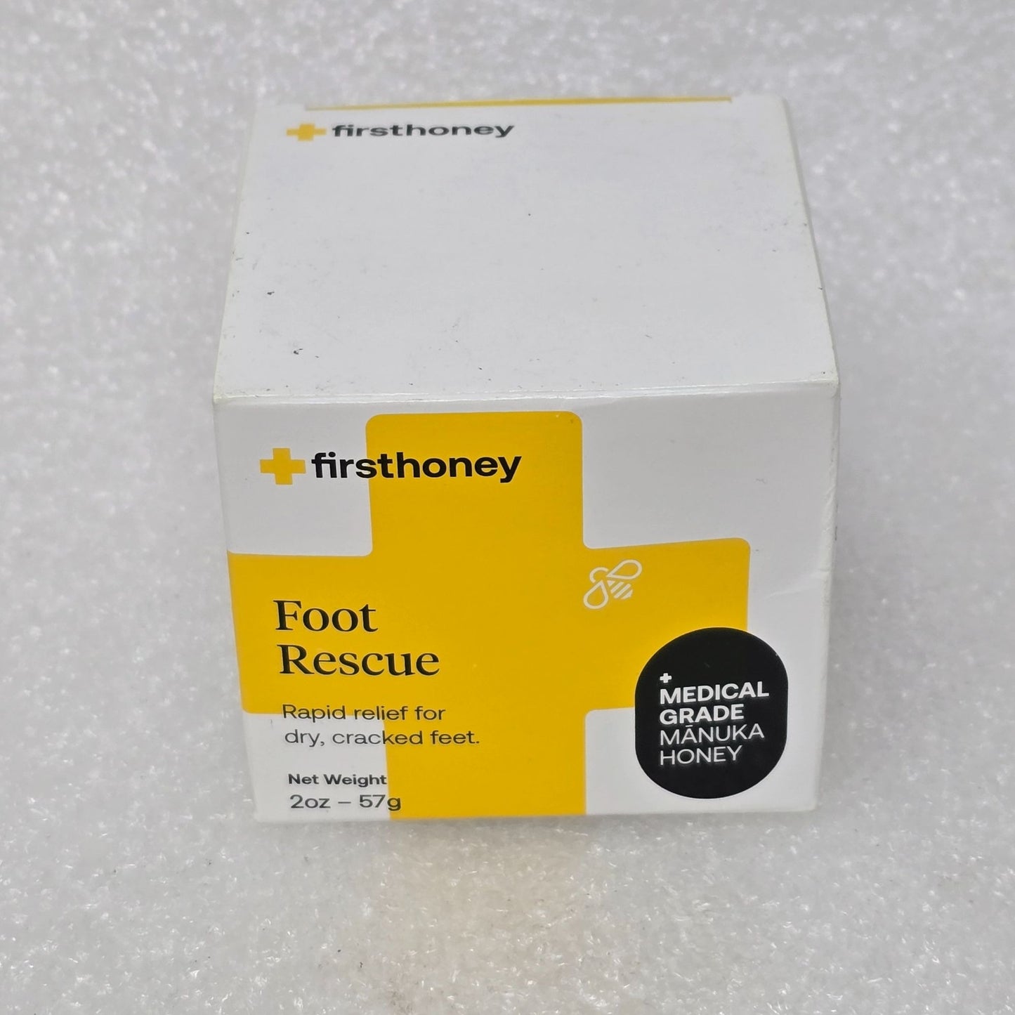 First Honey Foot Rescue Cream 2oz Manuka Honey For Dry Cracked Feet