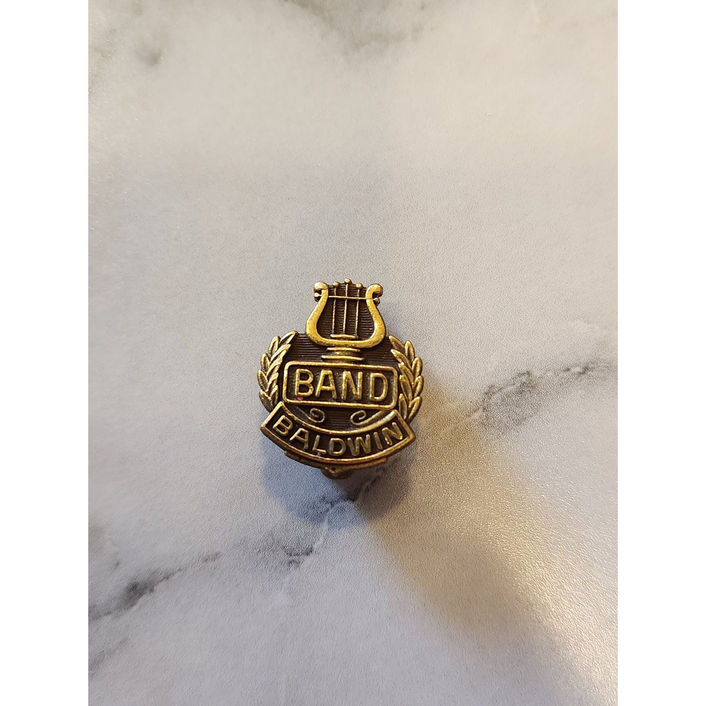 Vintage Baldwin Band Pin Badge