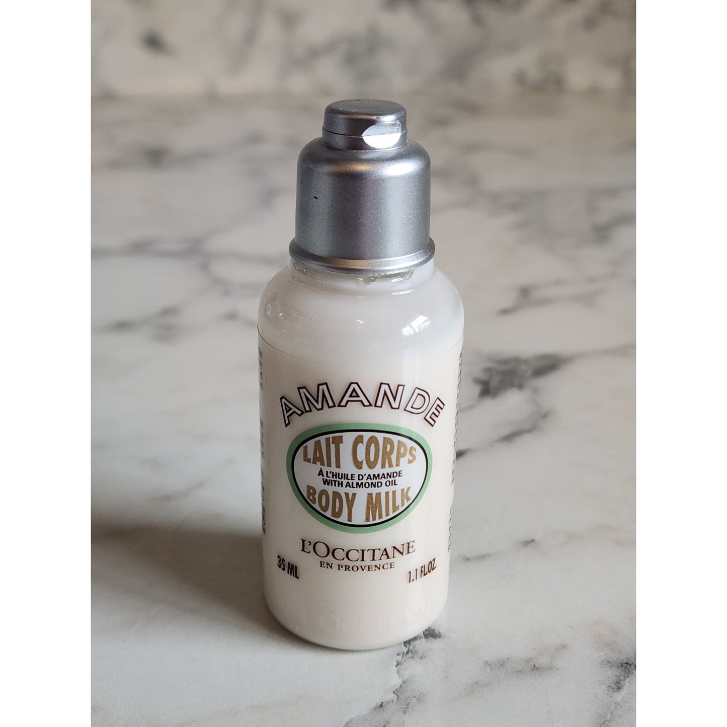 L'Occitane Amande Almond Oil Body Milk 35ml Travel Size 1.1 oz