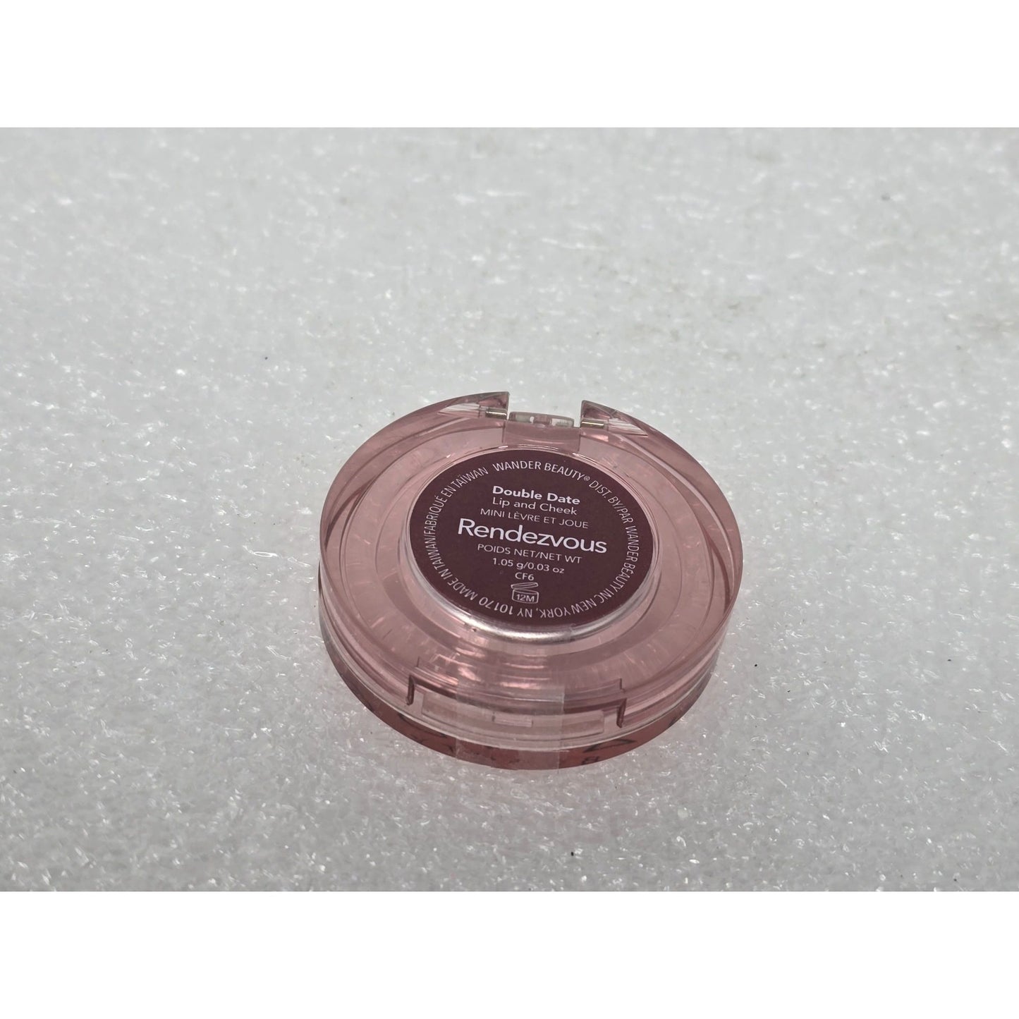 Wander Beauty Double Date Lip & Cheek Compact Rendezvous .03 oz
