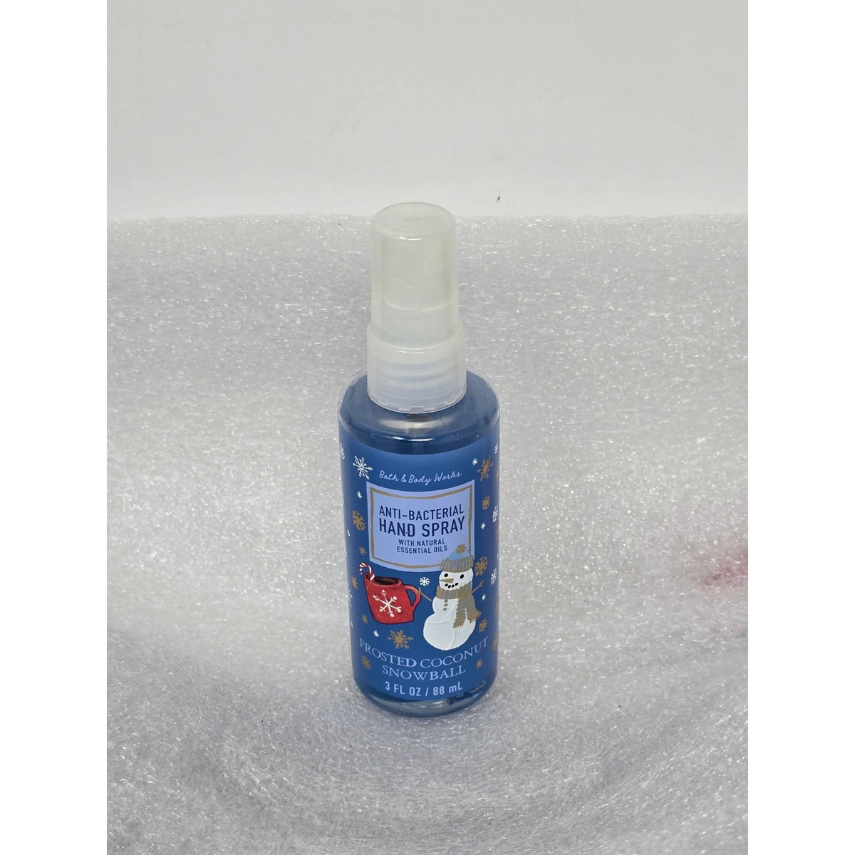 Bath & Body Works Frosted Coconut Snowball Anti-Bacterial Hand Spray 3 Fl Oz
