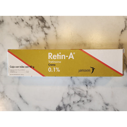 Retin-A Tretinoina Crema 0.1% 40g Tube By Janssen