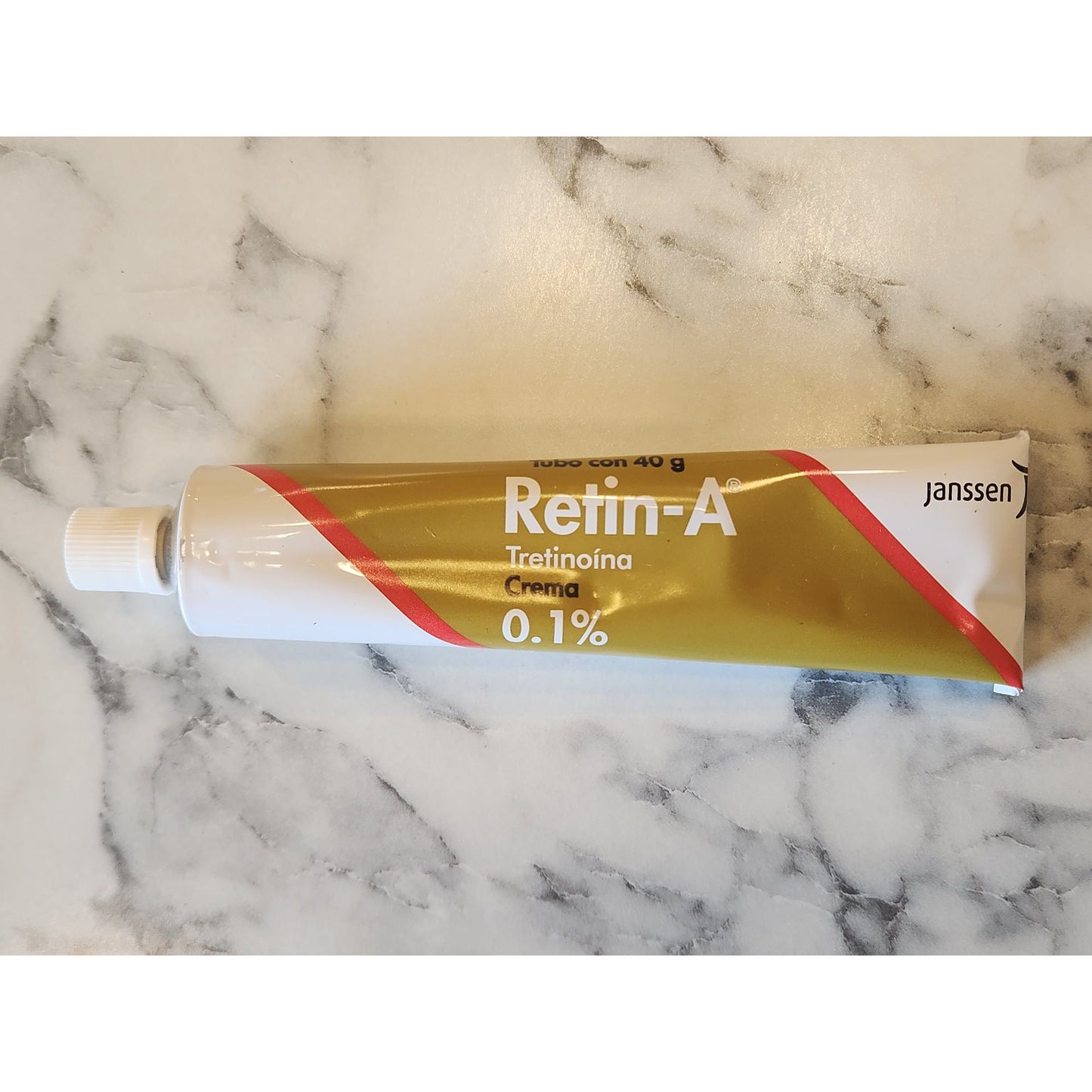 Retin-A Tretinoina Crema 0.1% 40g Tube By Janssen