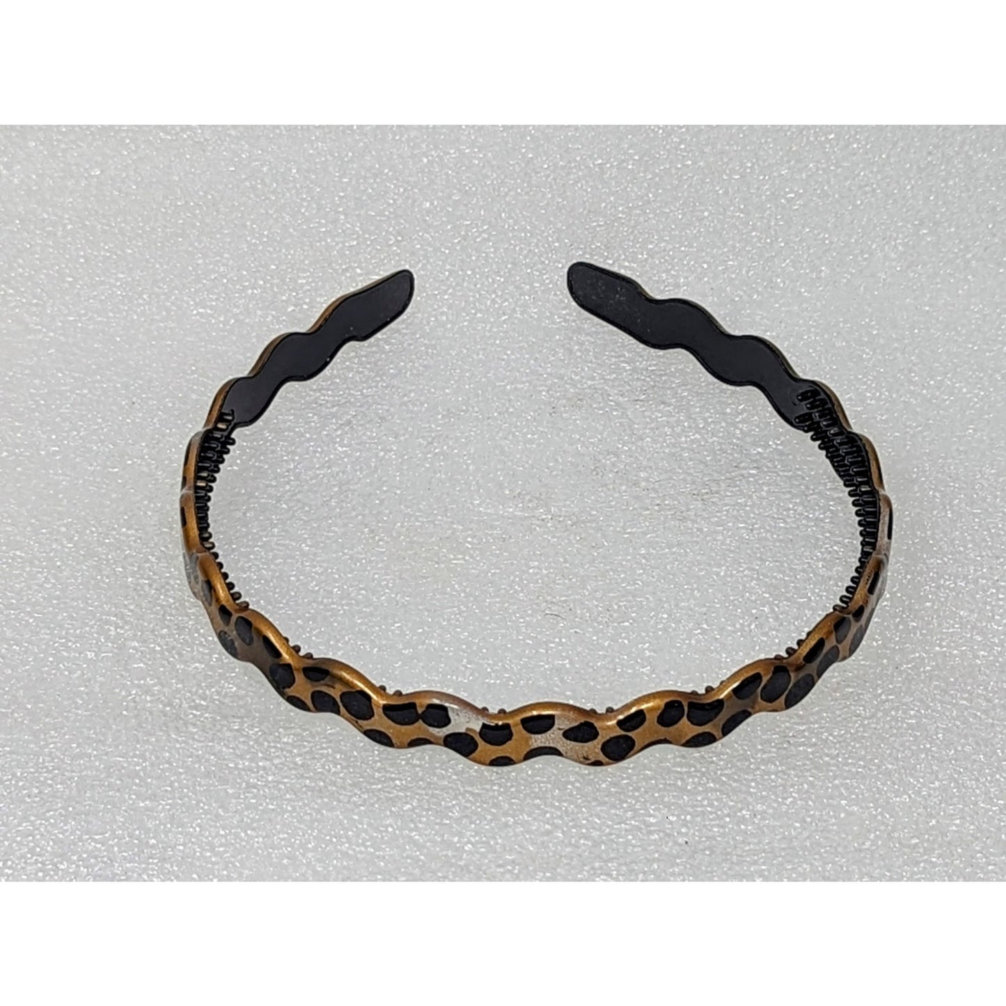 Leopard Print Plastic Hair Headband