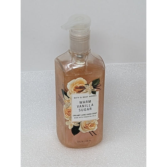 Bath & Body Works Warm Vanilla Sugar Creamy Luxe Hand Soap 8 oz