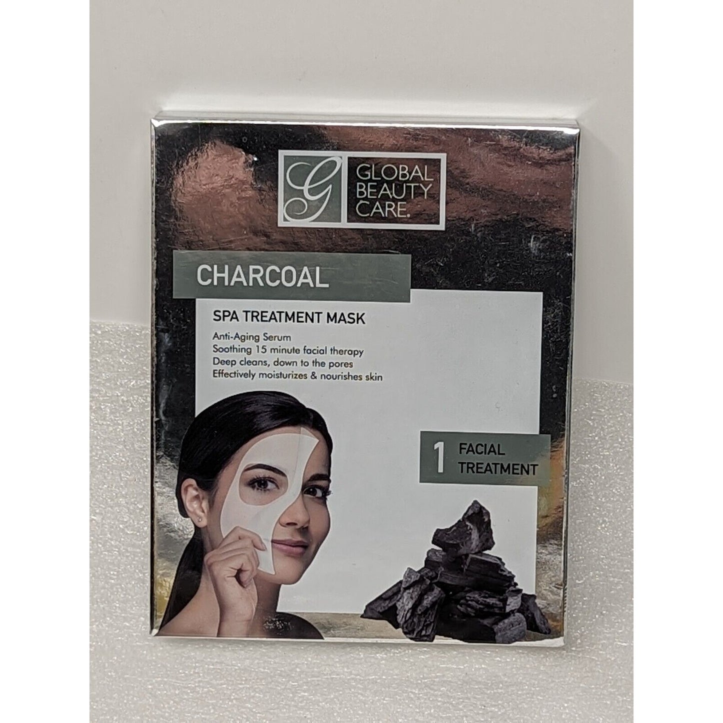 Global Beauty Care Charcoal Spa Treatment Mask Anti-Aging Serum