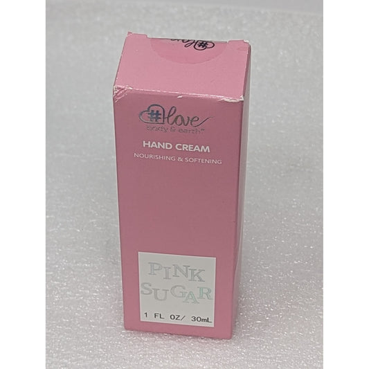 Love Body & Earth Pink Sugar Hand Cream Nourishing & Softening 1 oz