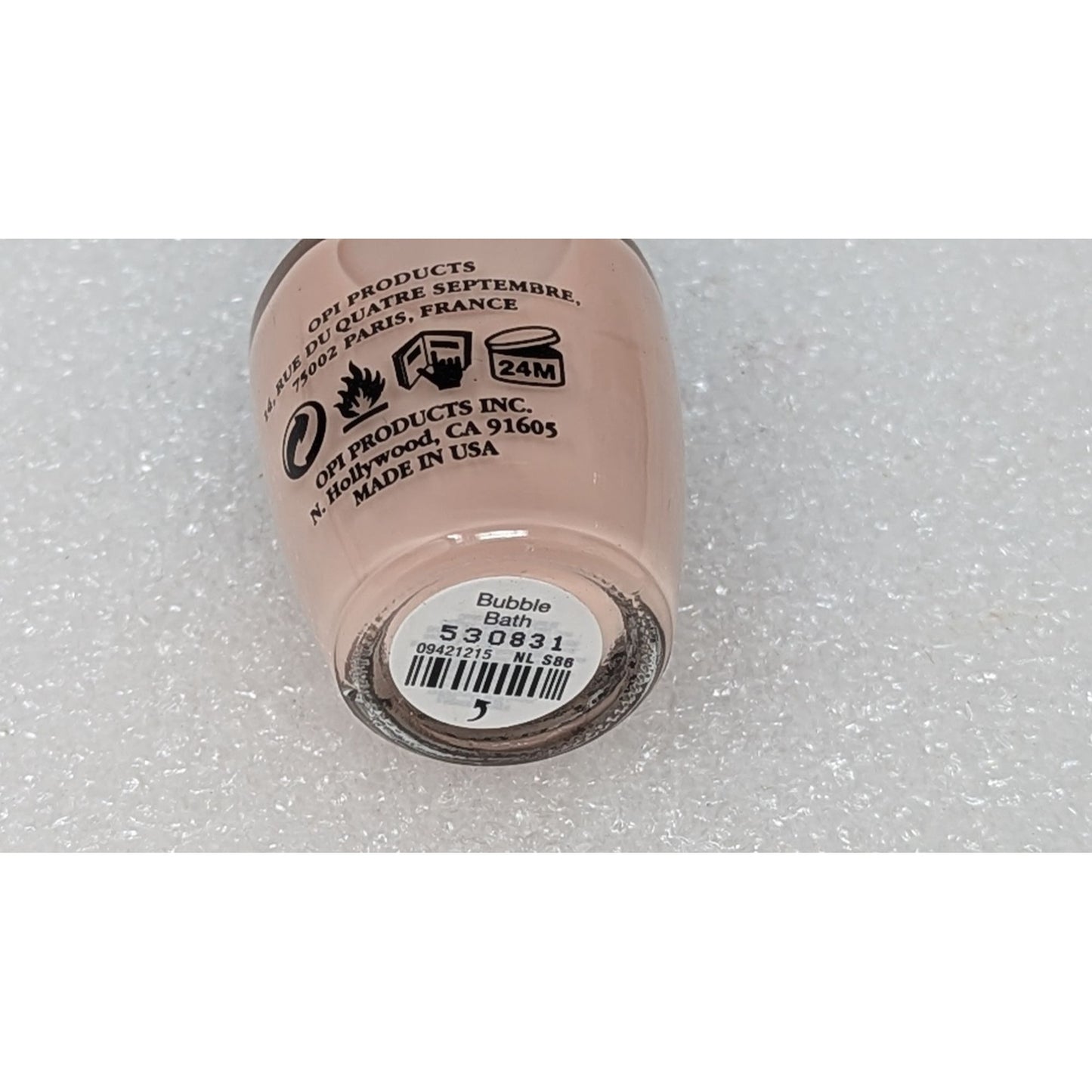 OPI Nail Lacquer Polish 15mL Bubble Bath Soft Pink