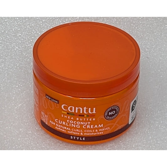 Cantu Shea Butter Coconut Curling Cream For Natural Curls 12 Oz Jar