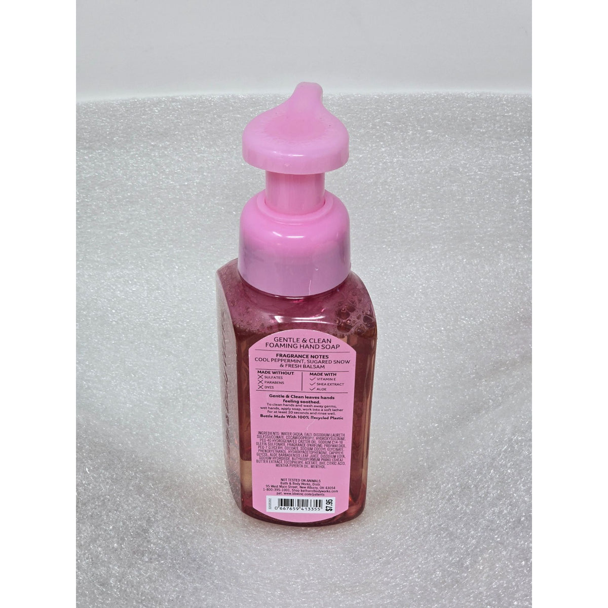 Bath & Body Works Twisted Peppermint Gentle Clean Foaming Hand Soap 8.75 Oz