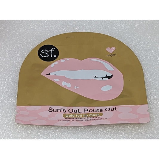 SF Glow Sun's Out Pouts Out Gold Foil Lip Mask