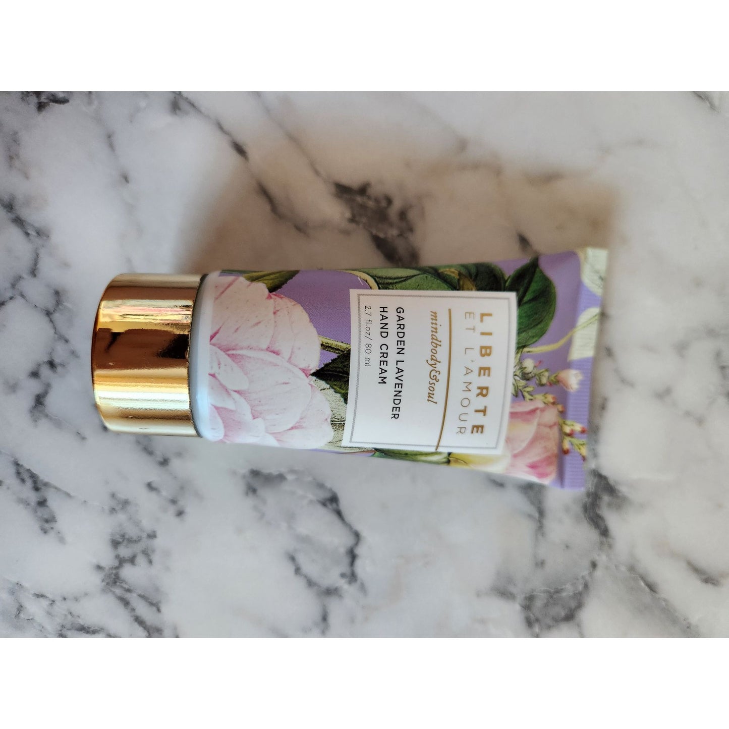Liberte Et LAmour Garden Lavender Hand Cream Calming Floral Scent Moisturizer