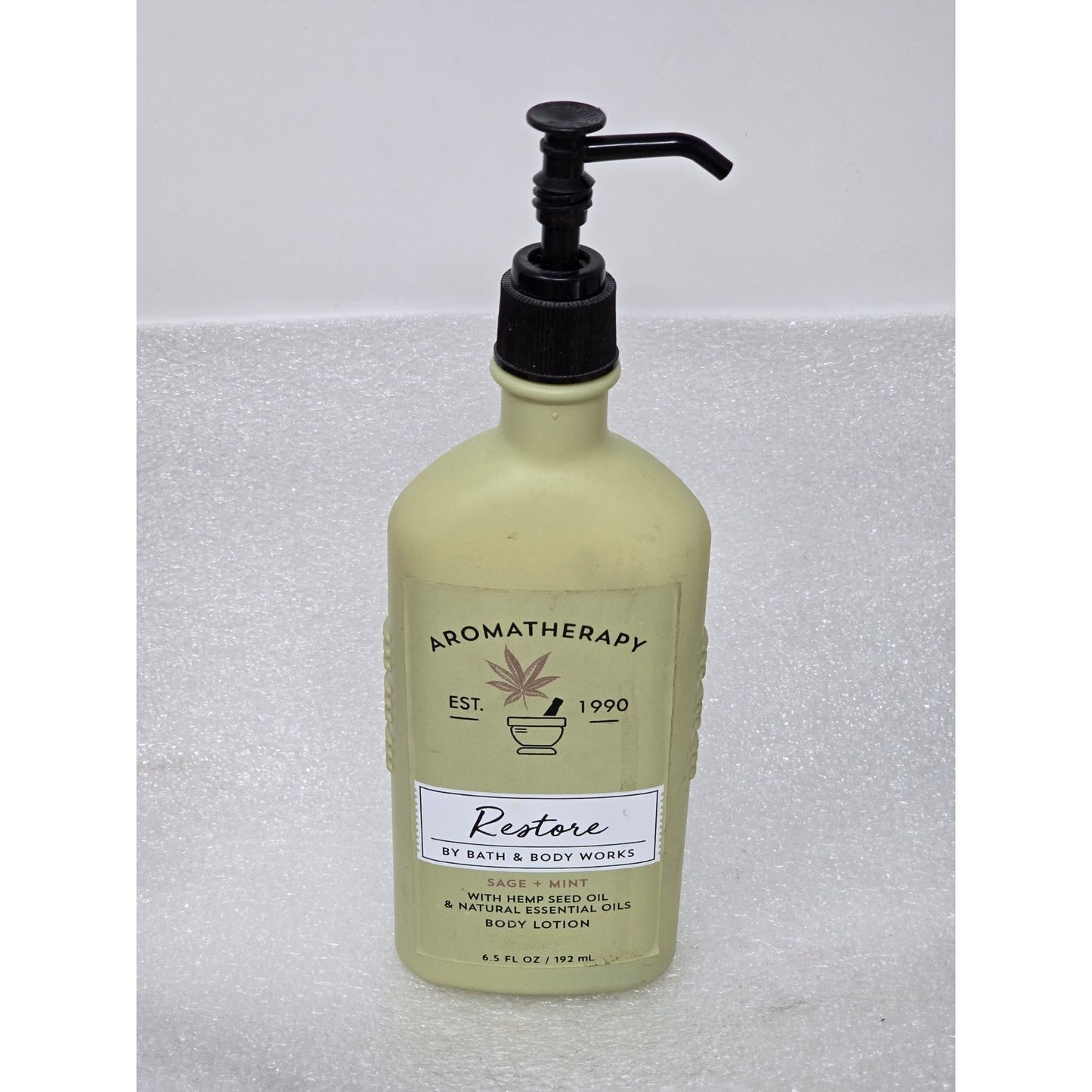 Bath & Body Works Aromatherapy Restore Sage + Mint Body Lotion 6.5oz