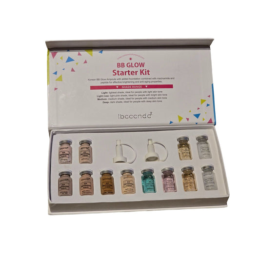 BB Glow Starter Kit Ibcccndc Korean Foundation Ampoules For Skin Brightening