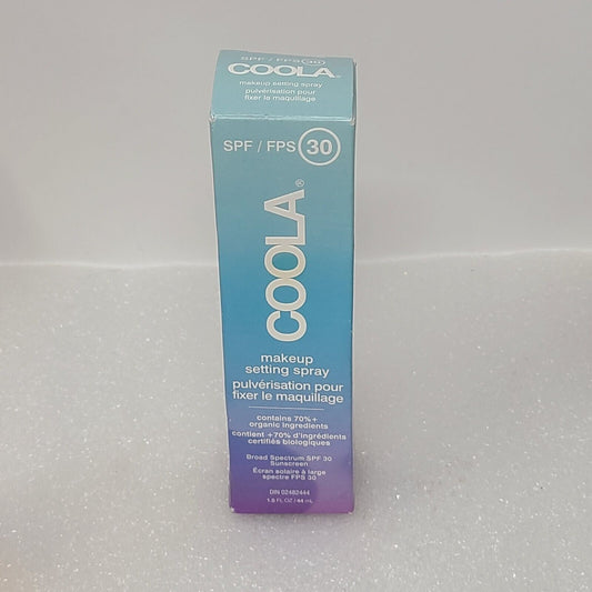 Coola Makeup Facial Setting Spray Organic Sunscreen SPF 30 Vegan 1.5 oz