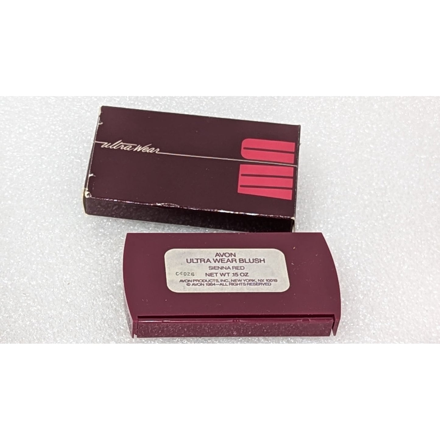 Avon UltraWear Brush-On Blush Sienna Red .15 Oz Vintage Makeup