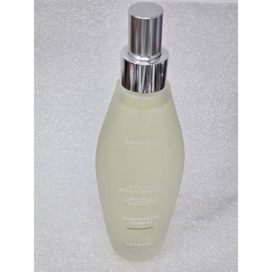 Bath & Body Works Luxuries Coconut Lime Verbena Purely Silk Body Splash 4.75 Oz