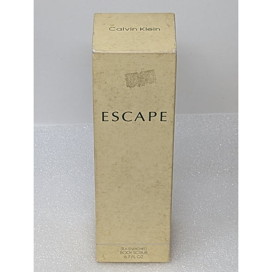 Calvin Klein Escape Sea-Enriched Body Scrub 6.7 oz Rare Vintage