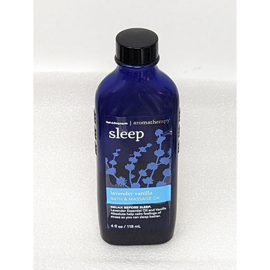 Bath & Body Works Aromatherapy Sleep Lavender Vanilla Massage Oil 4 oz