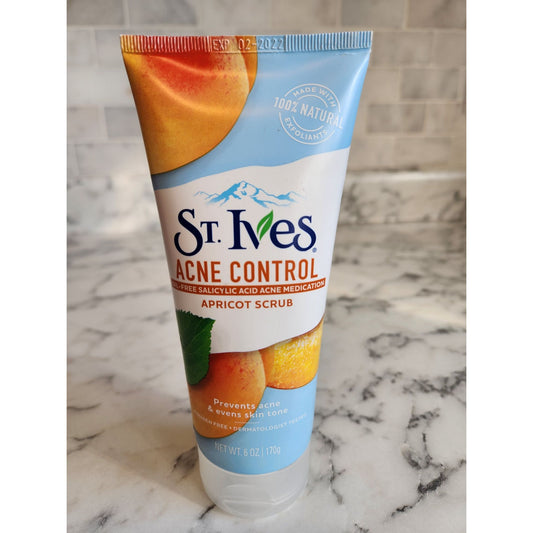 St. Ives Acne Control Apricot Scrub With Salicylic Acid 6 Oz Tube