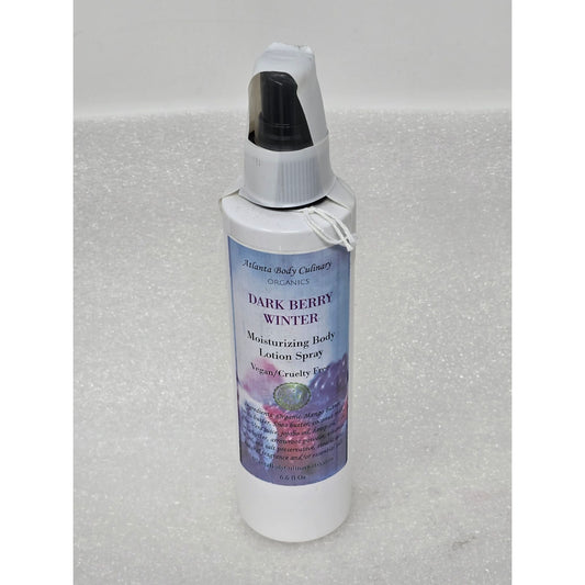 Atlanta Body Culinary Organics Dark Berry Winter Moisturizing Body Lotion Spray