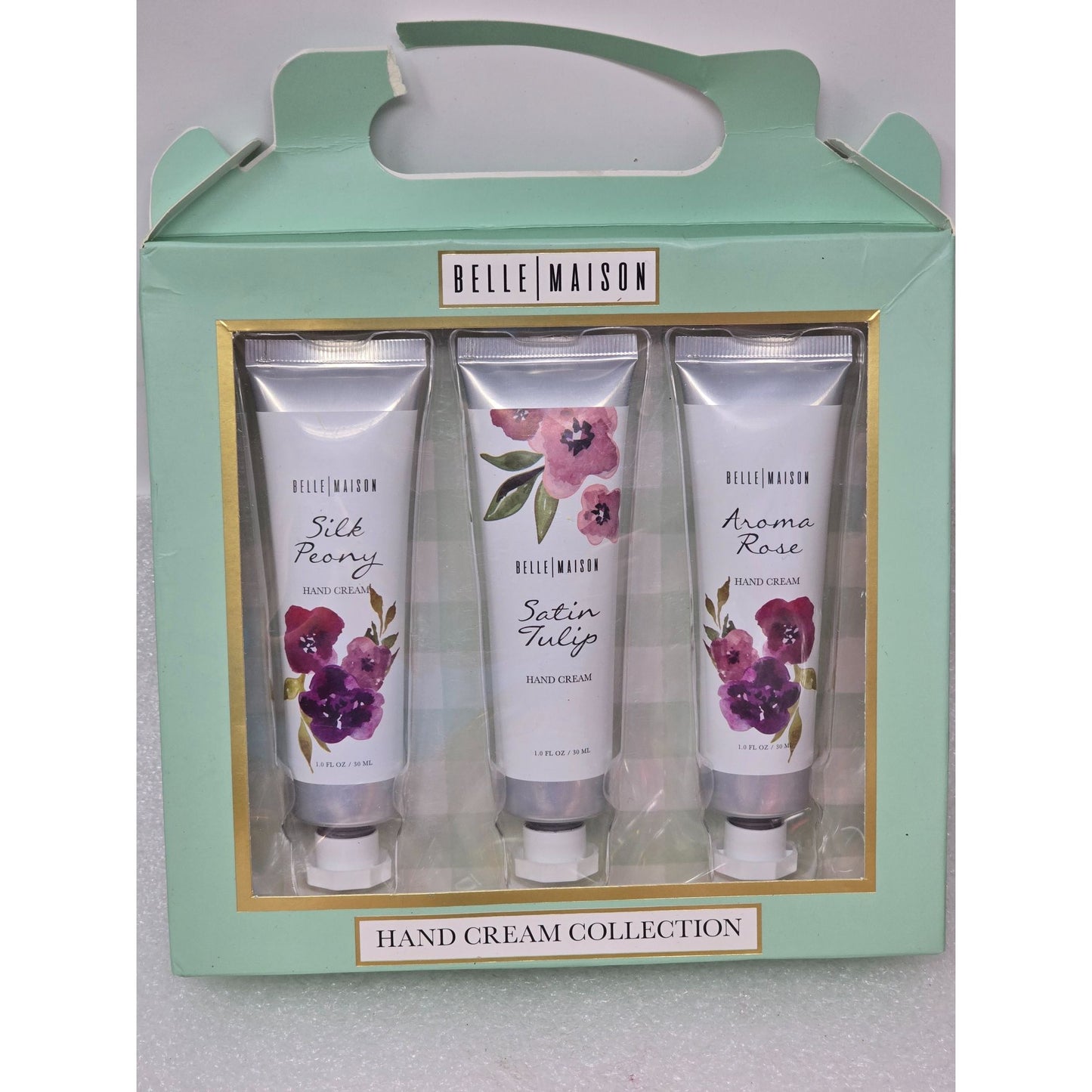 Belle Maison Hand Cream Collection Gift Set Silk Peony Satin Tulip Aroma Rose