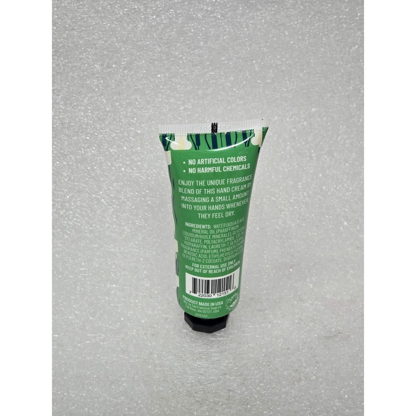 San Francisco Soap Company Fresh Bamboo & Lily Hand Cream 1.5 Oz Botanical