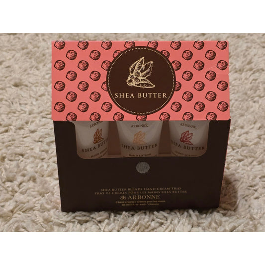 Shea Butter Blends Hand Cream Trio Arbonne Moisturizing Skincare Gift Set