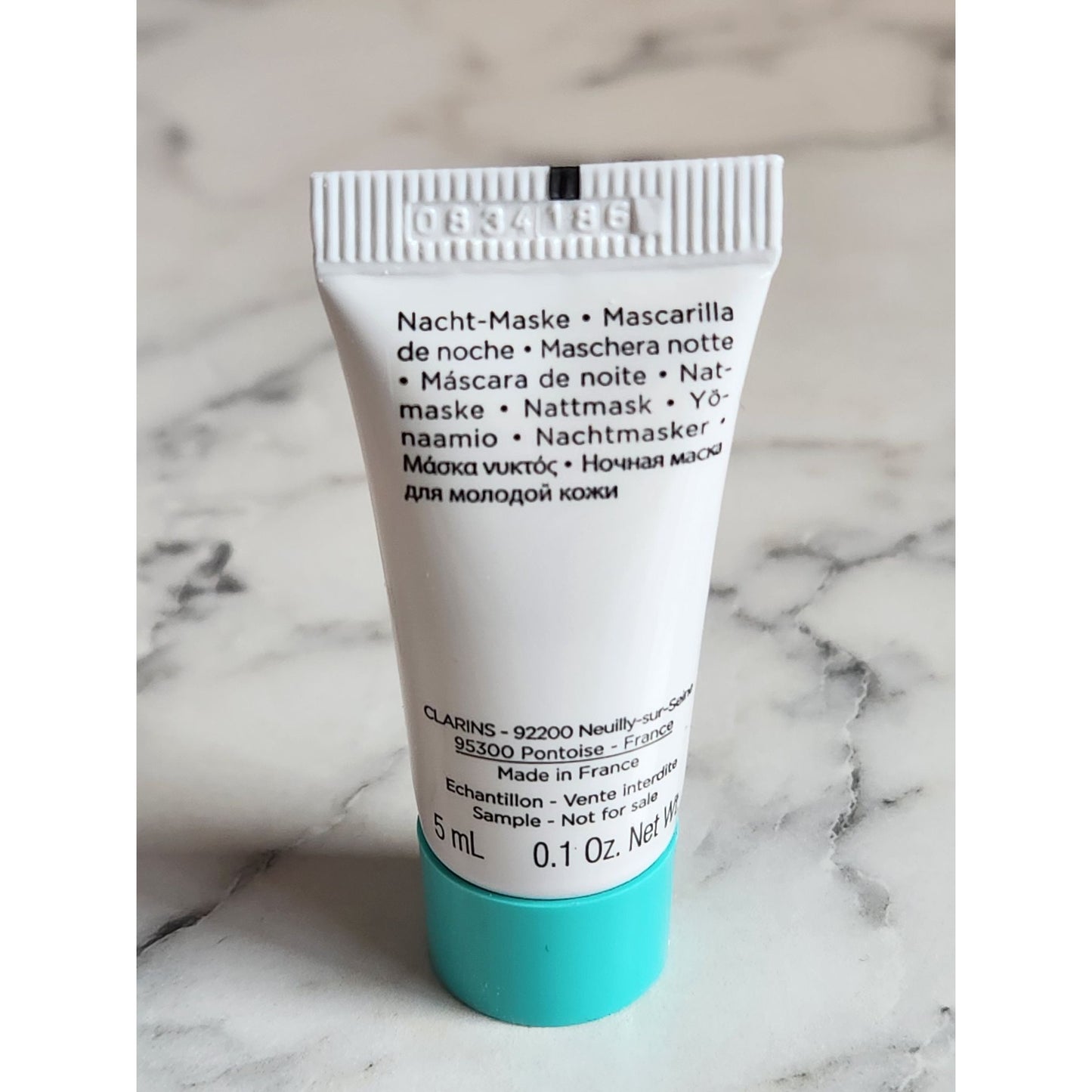 Clarins Re-Charge Relaxing Sleep Mask 5Ml Travel Size For Hydrated & Rested Skin